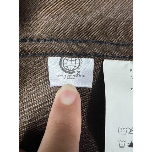 NWT Ganni Womens Brown Button Up Vest Size 38 Tailored Fit Fall Utility Casual - Picture 16 of 16